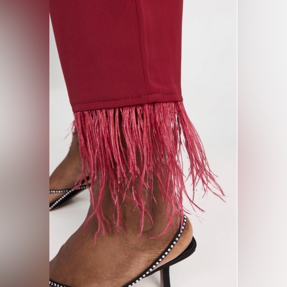 NWT WAYF Feather Trim Pants - Picture 5 of 12